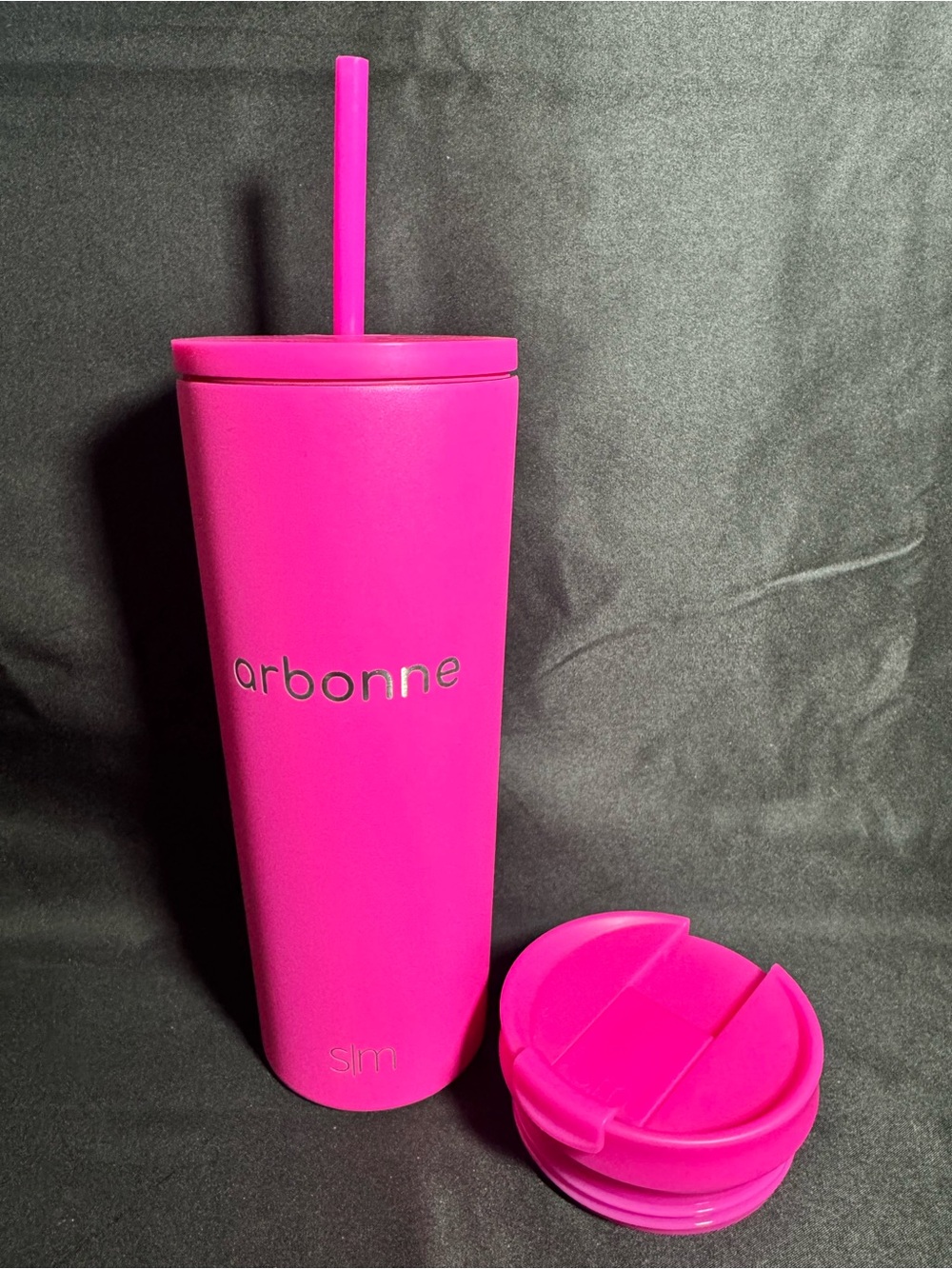 EUC Simple Modern / Arbonne Classic Raspberry Vibes 24oz Tumbler